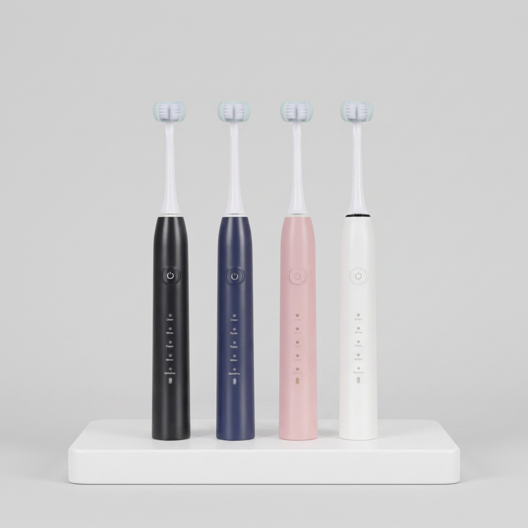Adult brushing bundle from Trio Teeth NZ, includes toothbrushes, toothpaste, and dental accessories on a clean background.