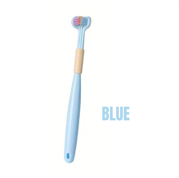 Blue and Yellow kids toothbrush 