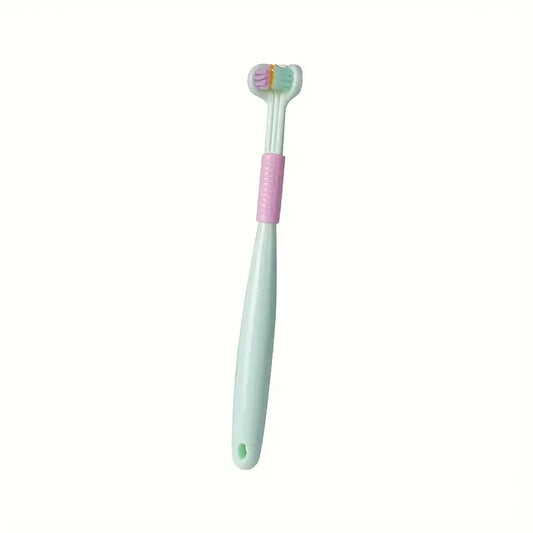 Green kids toothbrush