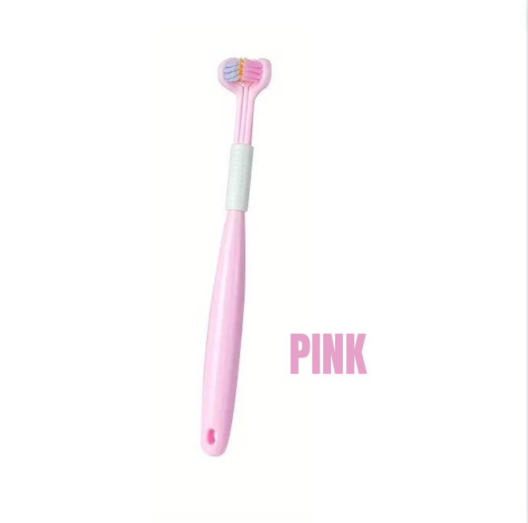 pink kids toothbrush