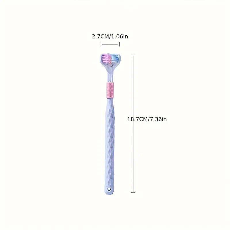 Two adult toothbrushes from Trio Teeth NZ with white handles and soft bristles, displayed on a plain background.