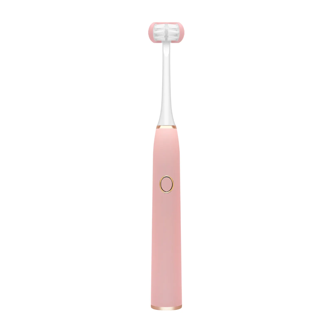 Teens electric toothbrush by Trio Teeth NZ showing a sleek, modern design with colorful brush heads for effective oral cleaning.
