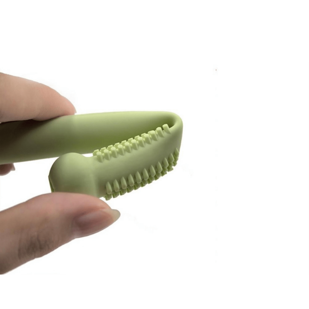 Four Teeny Teeth NZ teething tubes for infants, made of safe materials, designed to soothe sore gums during teething.